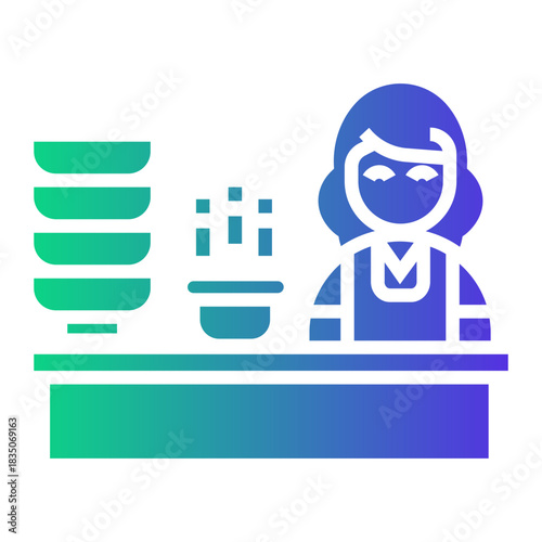 volunteer Gradient icon