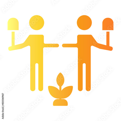 volunteer Gradient icon