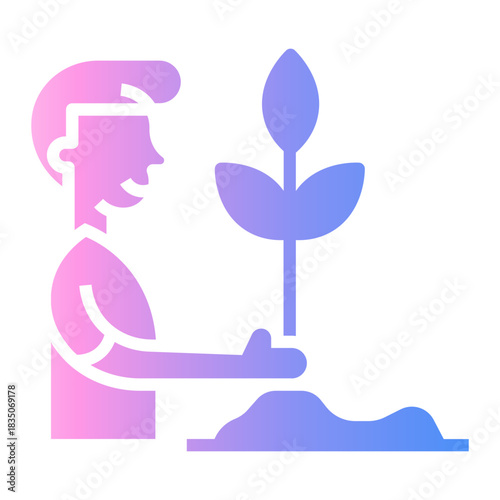 volunteer Gradient icon