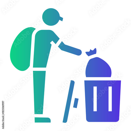 volunteer Gradient icon