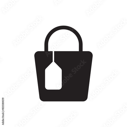 Price Tag and Discount Label Bold Solid Icon