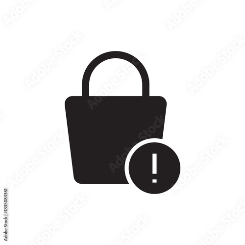 Transaction Error Warning Alert Bold Solid Icon