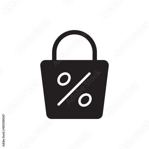 Promotional Sale Discount Percentage Bold Icon