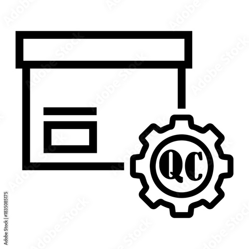 quality control Line Icon