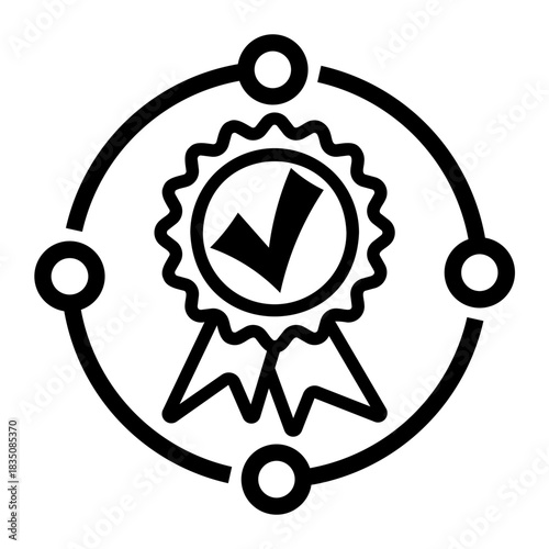 quality control Line Icon