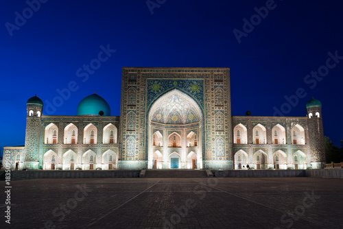 The Tilya Kori Madrasa in Samarkand, Uzbekistan