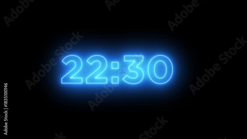 15 minutes timer countdown animation, countdown timer animation from 1500s to 0s countdown timer animation on transparent on black background.4k animation.