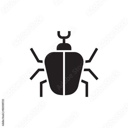 Solid Software Bug Insect Malware Error Symbol