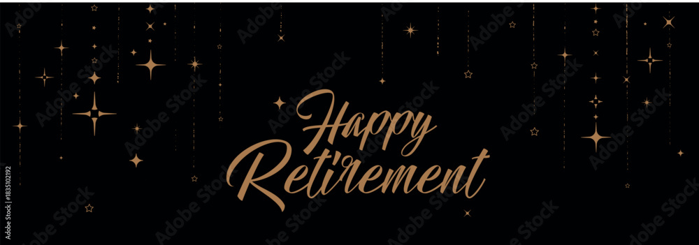 Fototapeta premium happy retirement card 