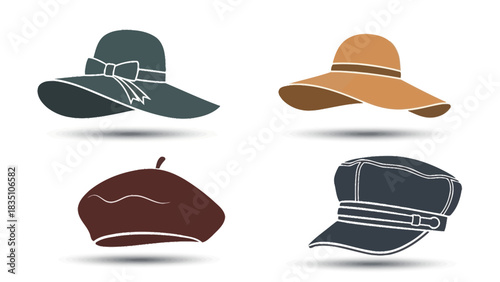 set of hats