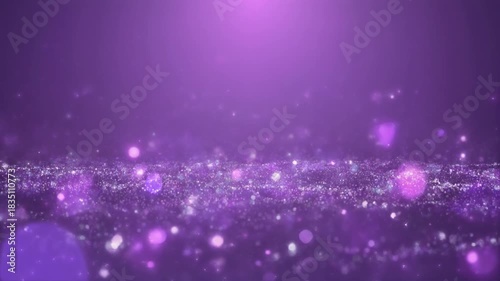 紫色のキラキラの光の背景	
