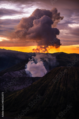 Bromo crater