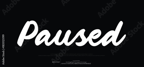 Elegant Font Uppercase Lowercase and Number. Classic Lettering Minimal Fashion Designs. Typography fonts regular decorative vintage concept. vector illustration