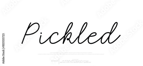 Digital style font design, alphabet letters and numbers vector illustration