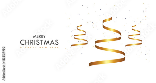 Merry Christmas background. Christmas elements. Merry Christmas card. Vector Illustration. Holiday greeting banner and card template.
