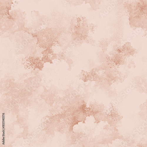 Billede på lærred Soft pink and beige abstract watercolor texture background