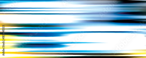 Vector image with horizontal defocused thin lines background