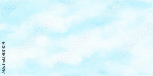 A bright, clear blue sky with fluffy white clouds, capturing the beautiful, high atmosphere on a sunny summer day