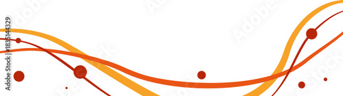 Abstract Wave Footer