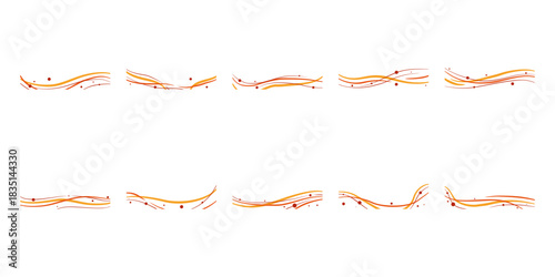 Abstract Wave Footer