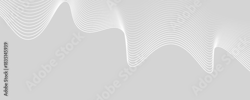Premium background design with diagonal line pattern in grey colour. Vector white horizontal template for business banner, formal invitation backdrop, luxury voucher, prestigious gift certificate