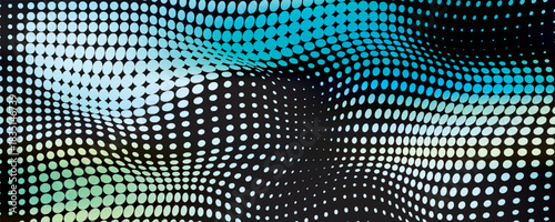 Abstract halftone background pattern. Spotted colorful vector line illustration