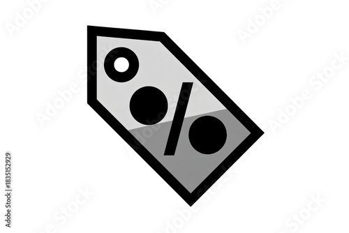 Unlock massive savings with this discount tag, perfect for advertising sales events and attracting customers with irresistible offers and limited time deals