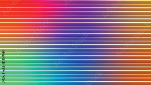 Vibrant neon horizontal stripes background design