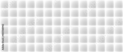 Abstract geometric design with white gradient 3d effect. Royal squared background. Modern seamless pattern in color of 2026 for texture, decoration, fabric