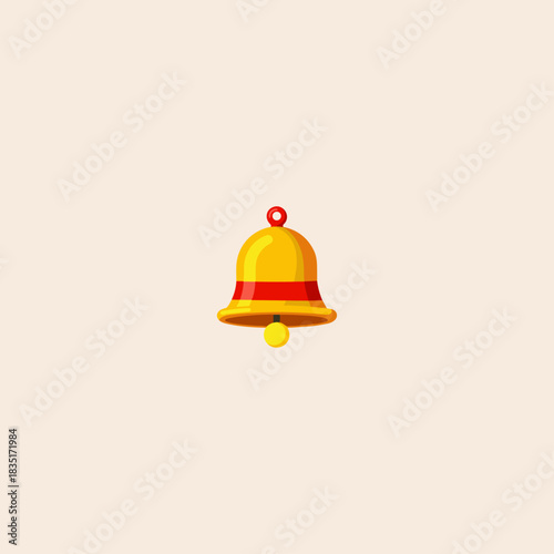 Sanctus Bell icon flat vector design.