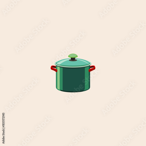 Stock Pot icon flat vector design.