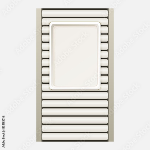 Airport luggage tray realistic mockup. Conveyor trays vector template