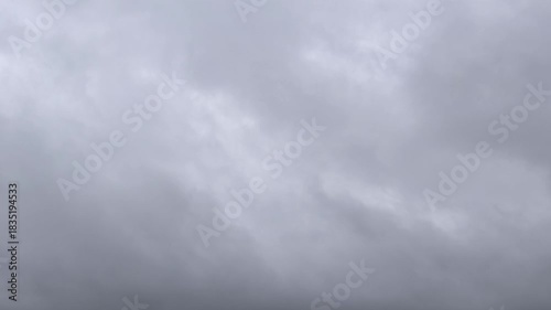Gray storm in the sky
