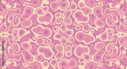 evolving amoebic shapes in pastel organic background textures creating seamless visual designs ideal for artistic projects and abstract concepts