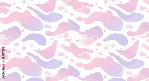 Gentle flowing watercolor pattern pastel colored abstract swirls creating a dreamy background for creative designs artistic projects and soft textile prints.