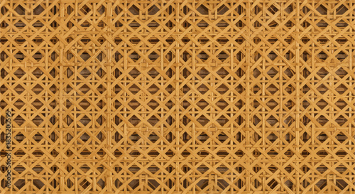seamless pattern repeating design woven texture of natural cane for backgrounds textiles and rustic decor projects evoking warmth and handcrafted charm