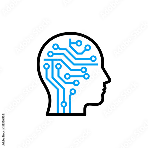 ai brain circuitry human intellect with artificial intelligence future technology solutions representing innovative thinking and modern tech systems