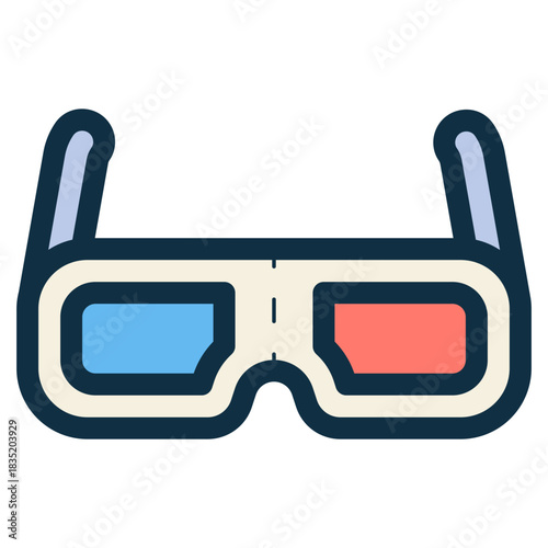 3D glasses icon