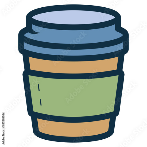 hot coffee cup icon