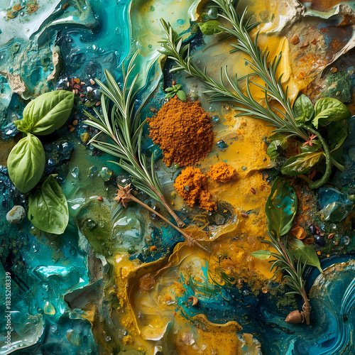 Wallpaper Mural tropical flower background Torontodigital.ca