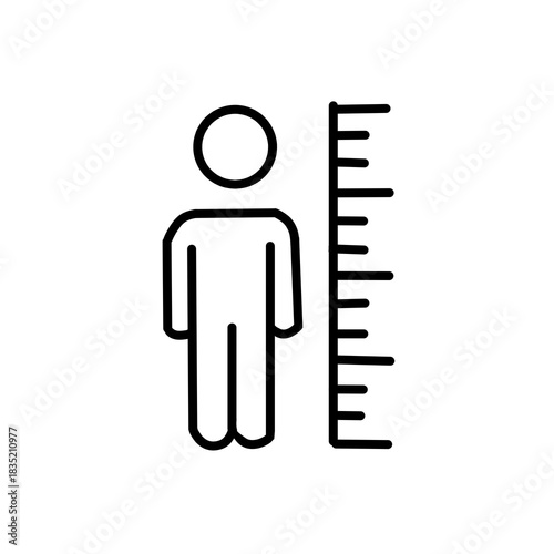 person's height icon