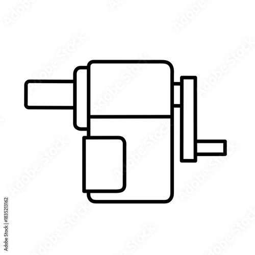 Sharpener icon illustration 