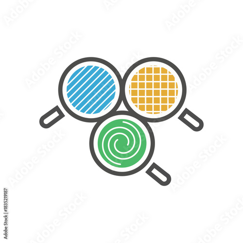 data analysis tools visualizing insights with a magnifying glass set data visualization big data analytics and insights business solutions innovation