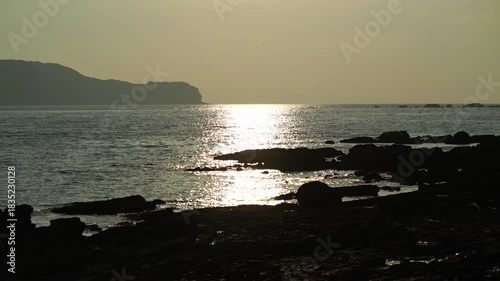 夕刻の海（長崎県鷹島）