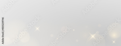 Shiny Golden Sparkle with Abstract Magical Glow, Glitter Dust and Bright Light Effect