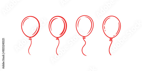 Magnifying glass search zoom exploration tool red outline