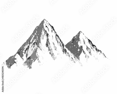 mountain landscape vector