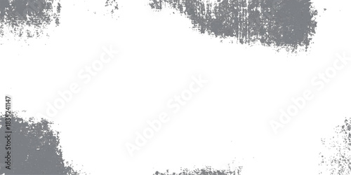 Abstract black and white grunge frame design with texture, border, splatter, and vintage decoration