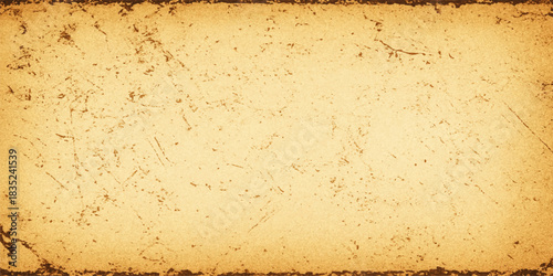 Aged, brown, grunge paper texture with a vintage, rough, and antique parchment surface pattern