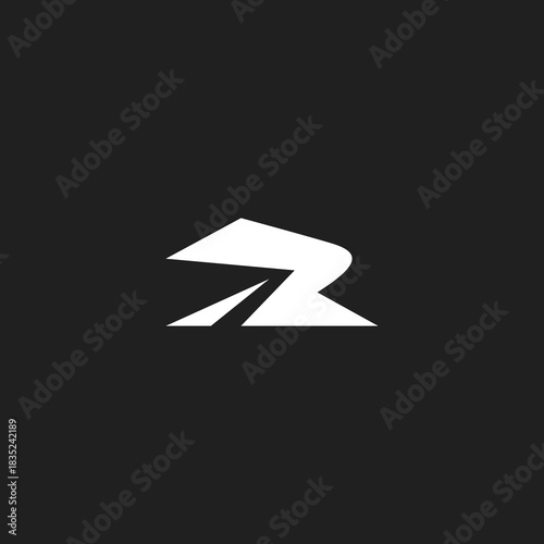 Chic letter R logo for upscale branding and identity.